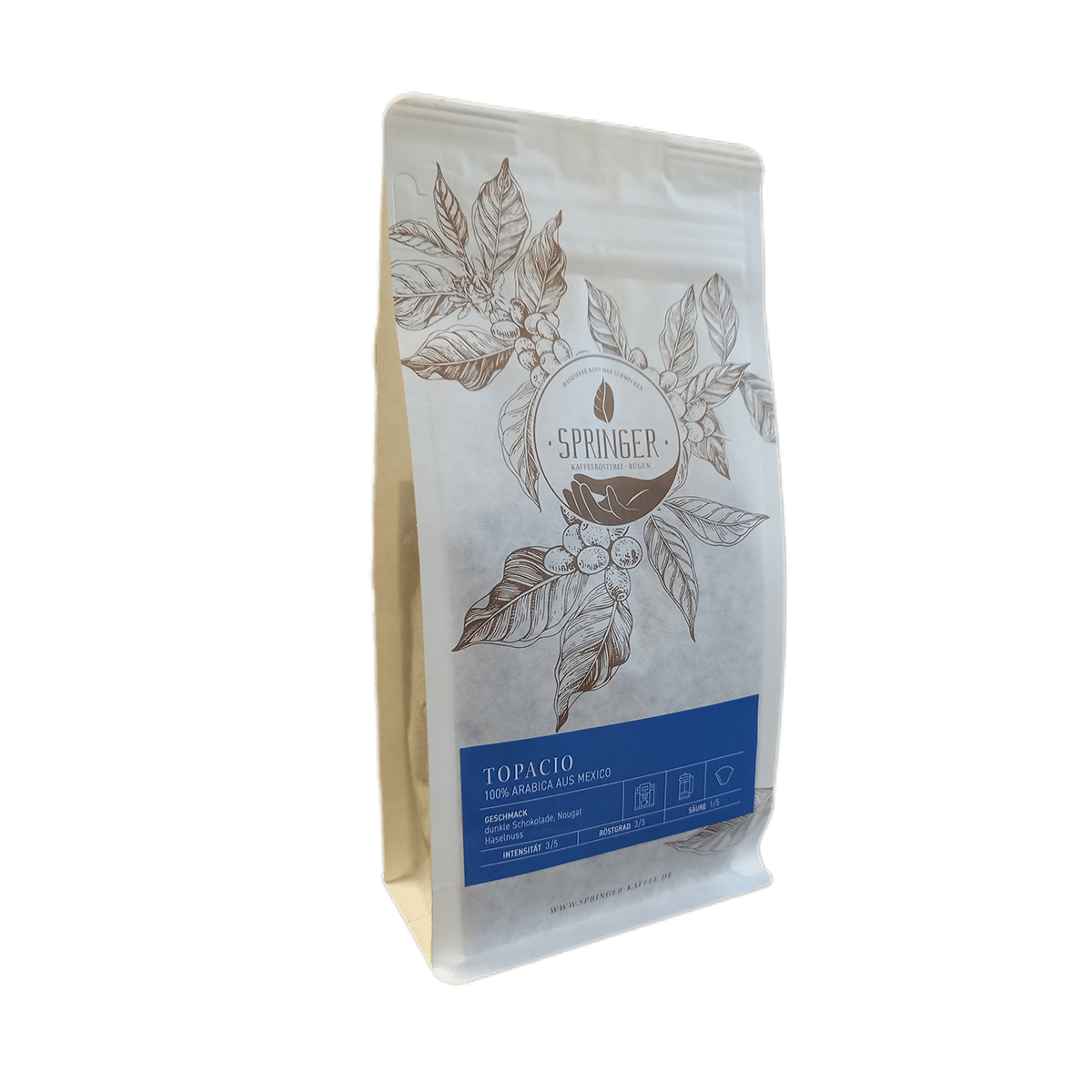 Topacio – Kaffeesorte aus Mexiko der Springer Kaffeerösterei auf Rügen